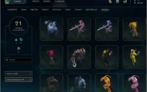 Conta League of Legends - Ouro 3 - com todos os campeões