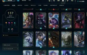 Conta - lol e valorant com skin mais de 1300 reais gastos