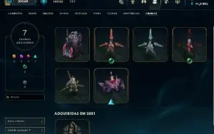 Conta - lol e valorant com skin mais de 1300 reais gastos