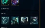 CONTA LOL PLAT 2 - EX DIAMOND - 150 SKINS - Full CHAMP