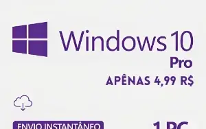 Ativação Vitalícia Windows 10 Pro