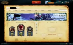 CONTA:100 campeões/72 skins (MD10 PARA FAZER -MMR PLATINA 1)