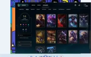 Conta league of legends GOLD 1 40 champs 16 skins