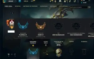 Platina 4 com 80 Champs e 23 Skins