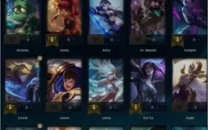 CONTA LOL PLATINA 1 MMR BOM COM EZ PULSEFIRE