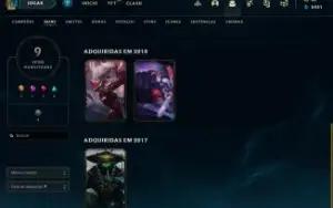 CONTA LOL // FULL ACESSO // 150 ESSSENCIAS // PASSE COMPLETO