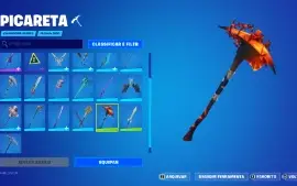 Conta Fortnite as melhores skins do jogo