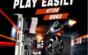 Placa de Vídeo NVIDIA Geforce GT730 1GB 128BITS 700MHZ