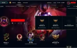 CONTA LOL 54 CHAMPS E 13 SKINS