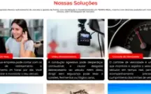 Landing page para empresa de rastreamento veícular - 2024
