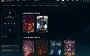 Conta lol diamante ex grão mestre