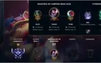 Conta lol diamante ex grão mestre