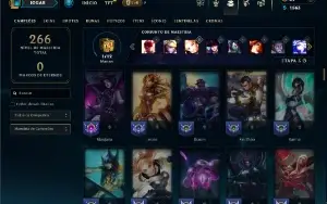 Ouro 4 com 110 Champs e 131 Skins + Rammus Rei