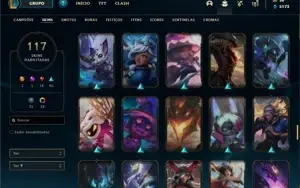 Conta ouro 4 com mais de 100 skins
