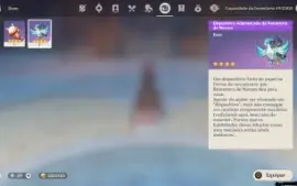 Shogun Raiden com arma assinatura e Maremoto da Lua de Futsu