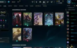 Conta League Of Legends 1060 Skins