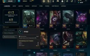 Bronze 2 com 150 Champs e 81 Skins ( MAIN SUP )