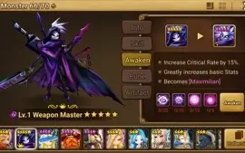 Reroll Summoners War lvl10 com Maximilian + Seara