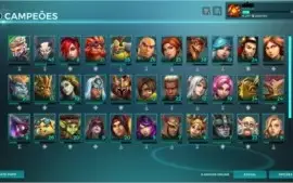 Conta Paladins, Unranked, LVL178, 2kk Ouro, Vip3, +100 Skins