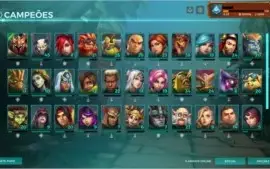Conta Paladins, Unranked, LVL178, 2kk Ouro, Vip3, +100 Skins
