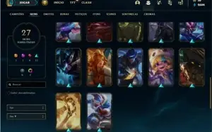 Conta bronze 2 com 60 Champs e 27 Skins