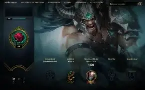 Conta LOL - Unraked | S7 GOLD | BARATO