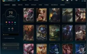 CONTA LEAGUE OF LEGENDS