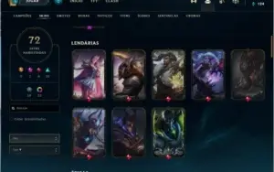 CONTA LEAGUE OF LEGENDS