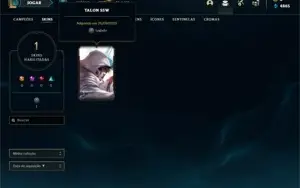 Conta ouro 4 com 20 Champs e 1 Skin + 2 Fragmentos