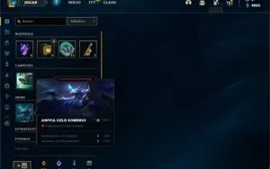 Conta ouro 4 com 20 Champs e 1 Skin + 2 Fragmentos