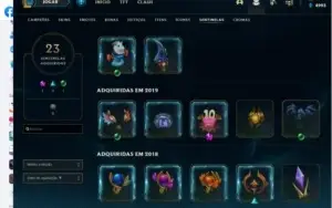 conta ouro 3 com 100 pdl 4 skins prestígios