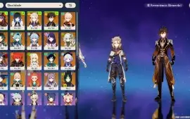 [AR 60] 18 personagens 5* Genshin Impact