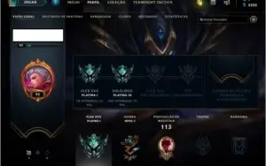 Conta League of Legends Platinum
