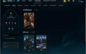 Conta League of Legends Platinum