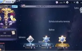 SAINT SEIYA AWAKENING - COM GEMAS AVANÇADAS E LIVROS