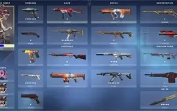 Conta de valorant muitas skins