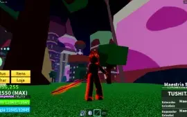 Conta Blox Fruits Level Máximo Godhuman + Soul Guitar