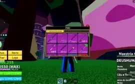 Conta Blox Fruits Level Máximo Godhuman + Soul Guitar