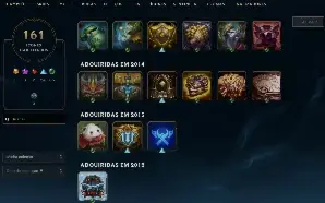 Conta League of Legends Full Acesso - 159 Champs e 85 Skins