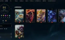 Conta League of Legends Full Acesso - 159 Champs e 85 Skins