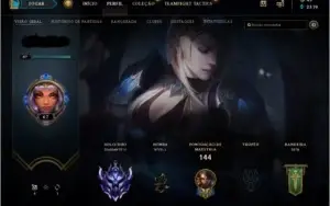 conta lol d3 35 fragmentos de skins