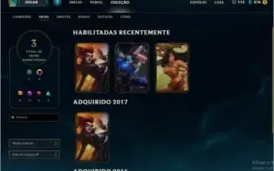 Conta De League Of Legends Prata 4, Nível 30