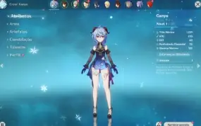 Genshim Impact (AR10): Ganyu+Zhongli+Arco de Amos