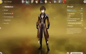 Genshim Impact (AR10): Ganyu+Zhongli+Arco de Amos
