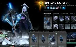 Conta Dota 2, Com vários arcanos, personas, e collectors.
