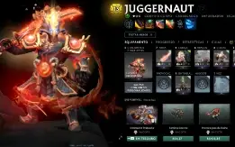 Conta Dota 2, Com vários arcanos, personas, e collectors.