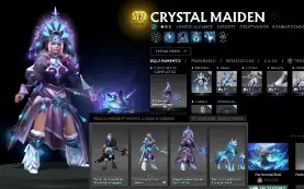 Conta Dota 2, Com vários arcanos, personas, e collectors.