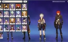 DILUC C1, XIAO + ARMA DELE, ZHONGLI, KAZUHA +16 4*