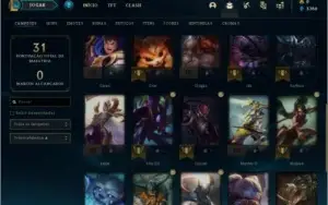 Conta LOL Platina 1 60% win rate