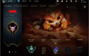 Conta LOL Platina 1 60% win rate